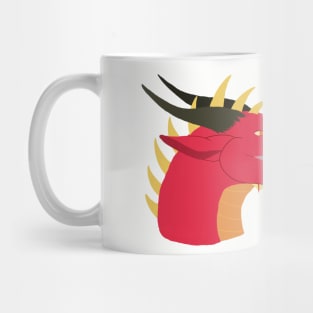 Flaming Dragon Mug